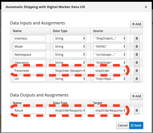 7 bp wih req res configuration